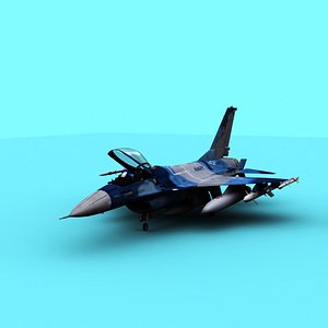 3D navy f-16 model