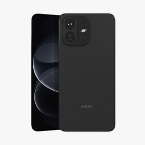 3D Xiaomi Redmi Note 17 Pro Black