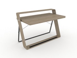 3d office table computer