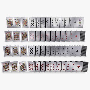 Playing Card Pendants Set