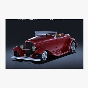 Ford1932 hotrod w fenders