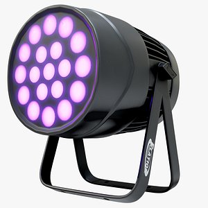 3D model elation professional sixpar z19