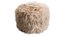 Beliani TUKKI Faux Fur Pouffe
