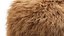 Beliani TUKKI Faux Fur Pouffe