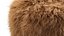 Beliani TUKKI Faux Fur Pouffe