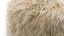 Beliani TUKKI Faux Fur Pouffe