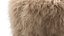 Beliani TUKKI Faux Fur Pouffe