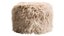 Beliani TUKKI Faux Fur Pouffe