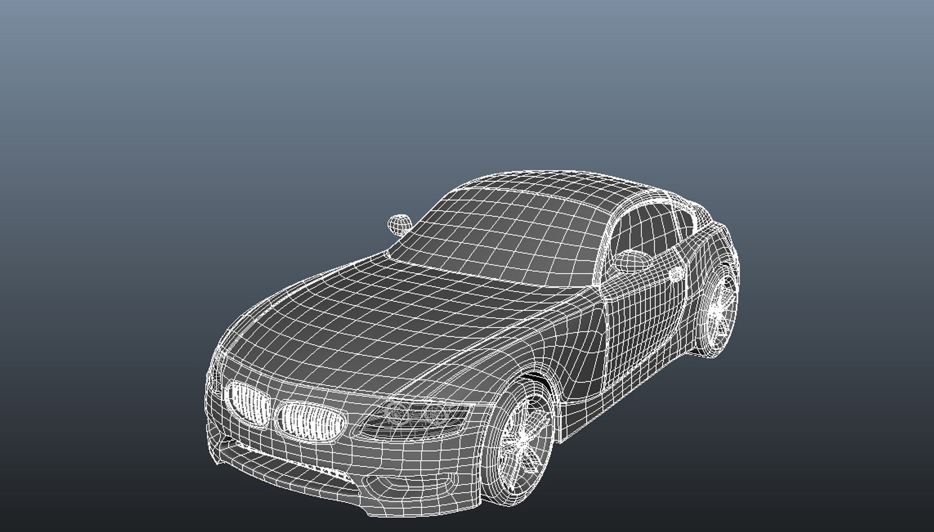 3d Gamecar Model
