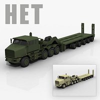HET Tank Transporter 3D model