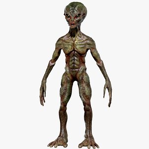Green Alien Creature