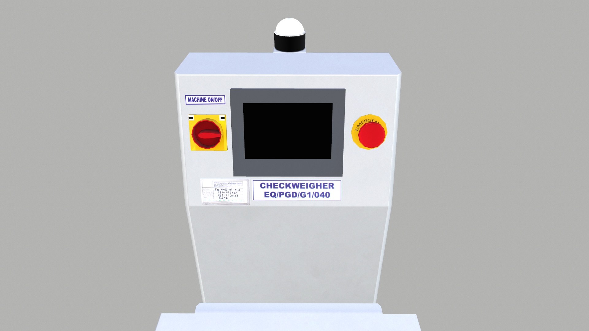 3D Tablet Check Weighter Machine - TurboSquid 2342825