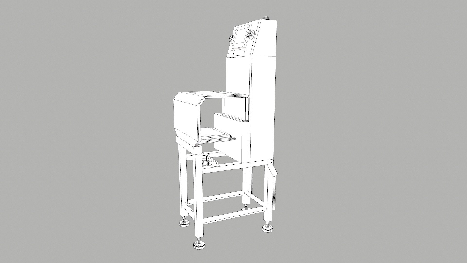 3D Tablet Check Weighter Machine - TurboSquid 2342825
