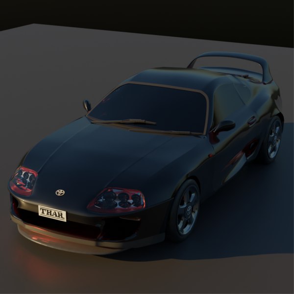 3D supra car model - TurboSquid 2041675