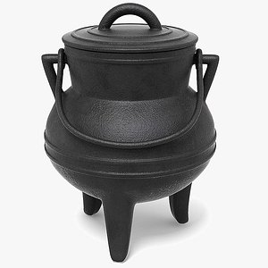 Cast Iron Potjie Pot | 3D model