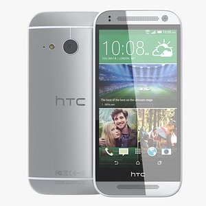 HTC One Mini 2 Silver 3D Model