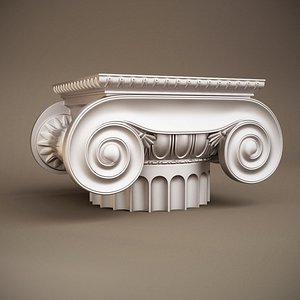 Antique Ionic capital table