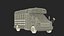 Small School Bus Rigged 3D Model