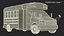 Small School Bus Rigged 3D Model