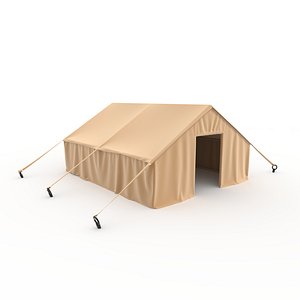 3D model Military Tent 48