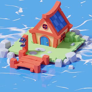 house in the sea