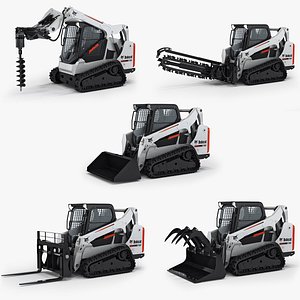 Bobcat T590 Compact Track Loader and Attachments Equipment