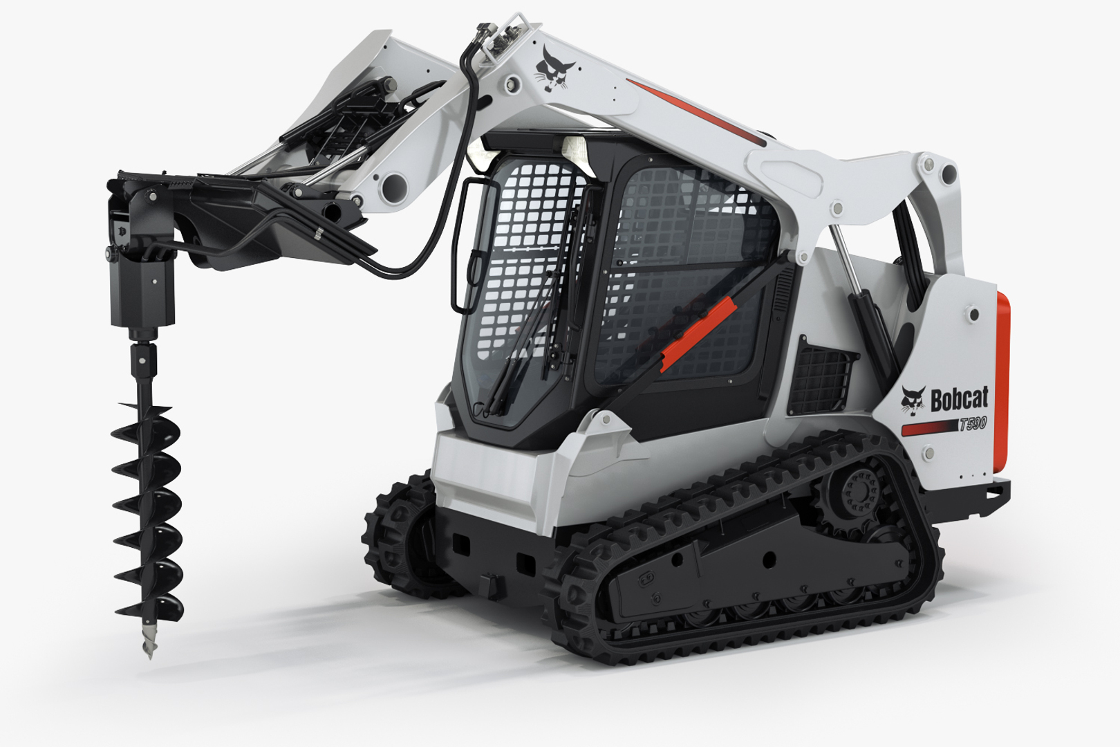 3d bobcat t590 compact track model