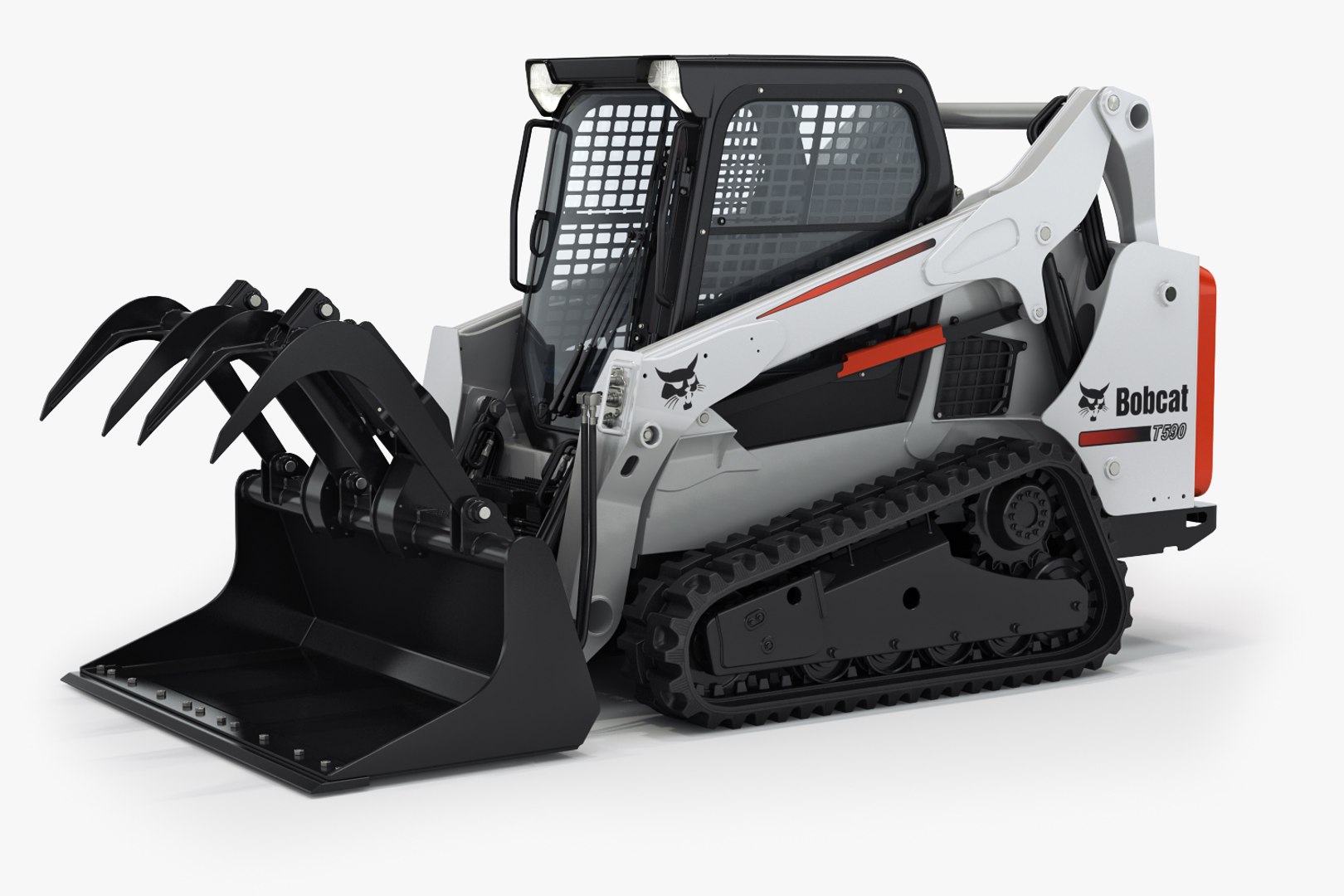 3d bobcat t590 compact track model