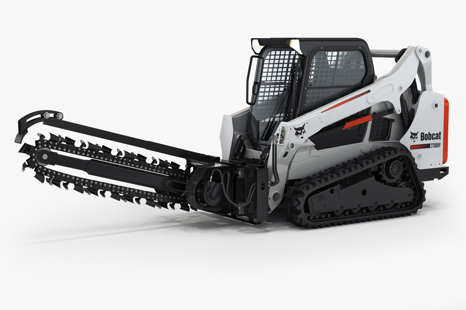 3d bobcat t590 compact track model