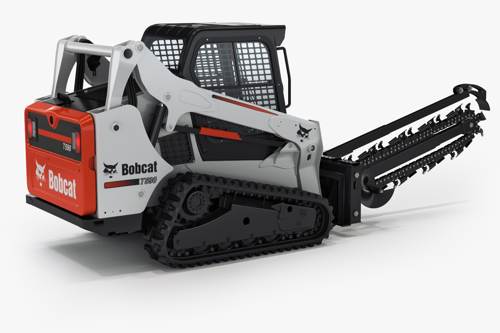 3d bobcat t590 compact track model