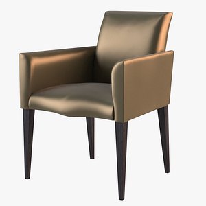 Designer Serpentine Chair by Donghia 3D