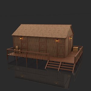 Medieval Fantasy House 03 3D model