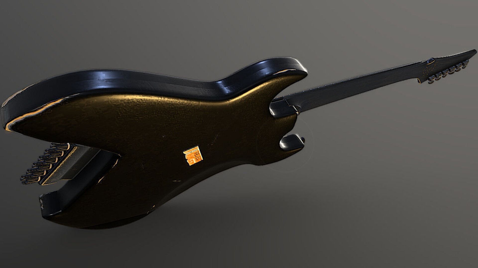 3D Johny Silverhand Guitar - TurboSquid 1797862