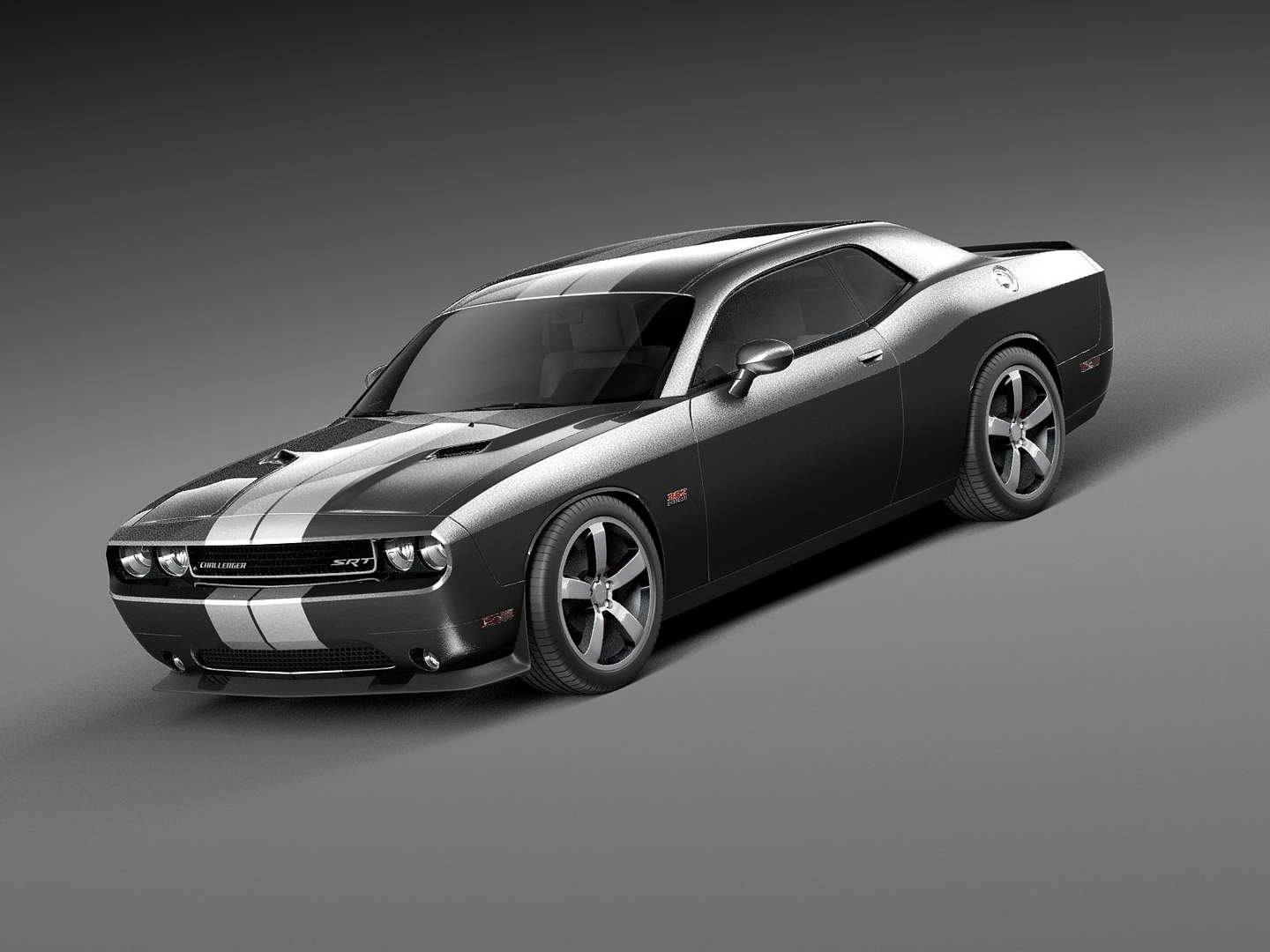 3d Dodge Challenger Srt8 392