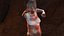 Pregnant Zombie 3D Model Animated And Game Ready