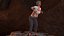 Pregnant Zombie 3D Model Animated And Game Ready
