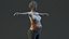 Pregnant Zombie 3D Model Animated And Game Ready