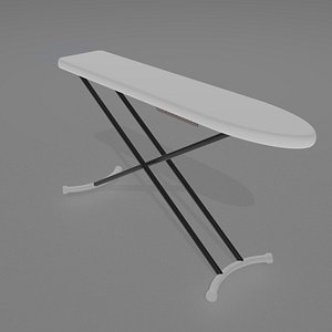 Small Tabletop Ironing Board White 3D Model $24 - .3ds .blend .c4d .fbx  .max .ma .lxo .obj - Free3D