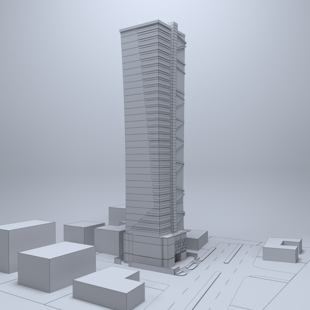 Rise Building 3D Model - TurboSquid 1547776