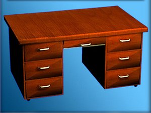 modeled drawers handles 3d model