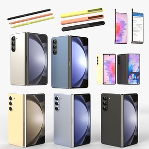 Samsung Galaxy Z Fold 5 3D