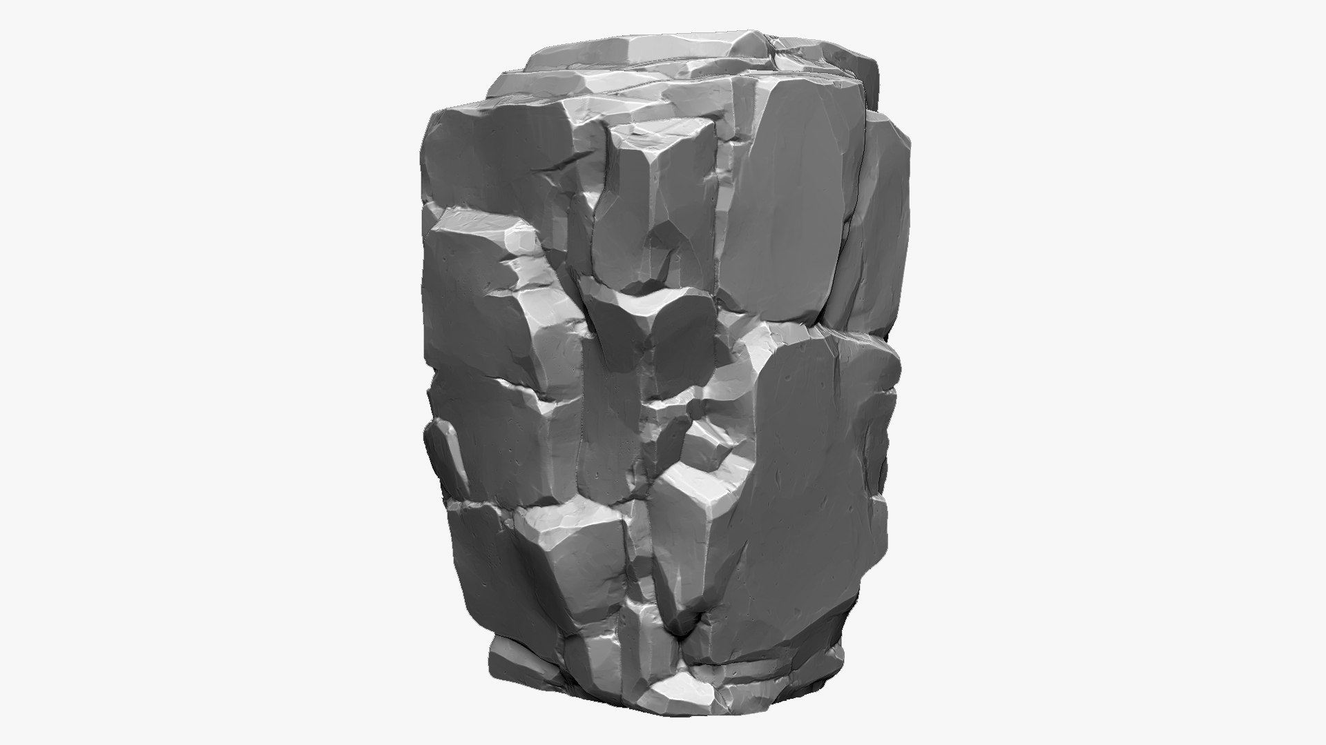 3D Mountain rock Zbrush sculpt 3D model - TurboSquid 2061251