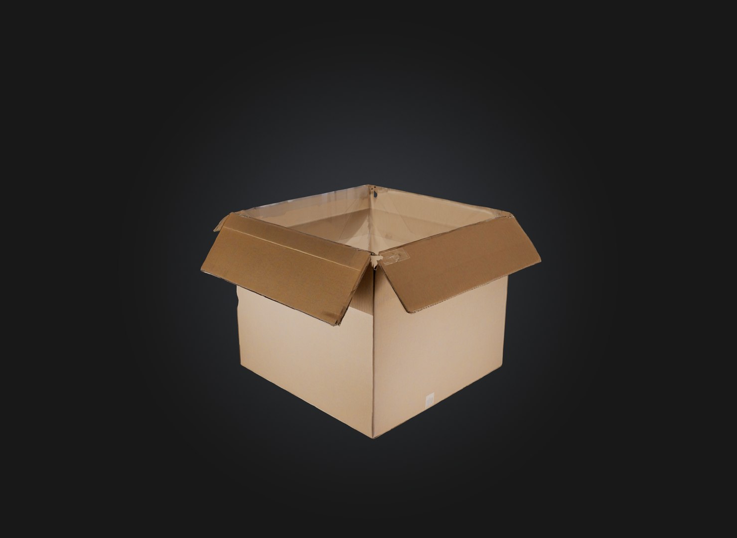 3D Empty Box - TurboSquid 2288349