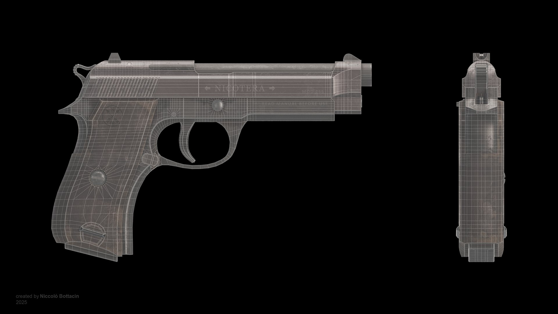 TLOU 2 Gun - Fanmade Version Model - TurboSquid 2554441