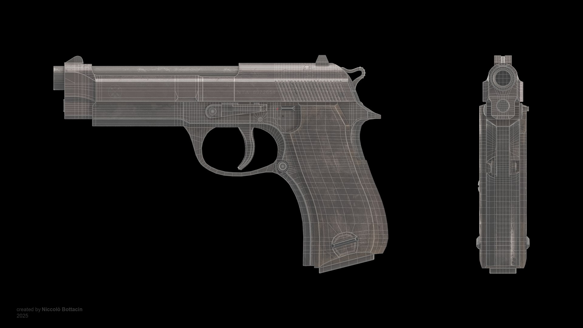 TLOU 2 Gun - Fanmade Version Model - TurboSquid 2554441