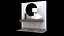 Gallery Table with Mirror and Lamp