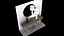 Gallery Table with Mirror and Lamp
