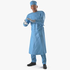 Surgeon Doctor Rigged for Cinema 4D