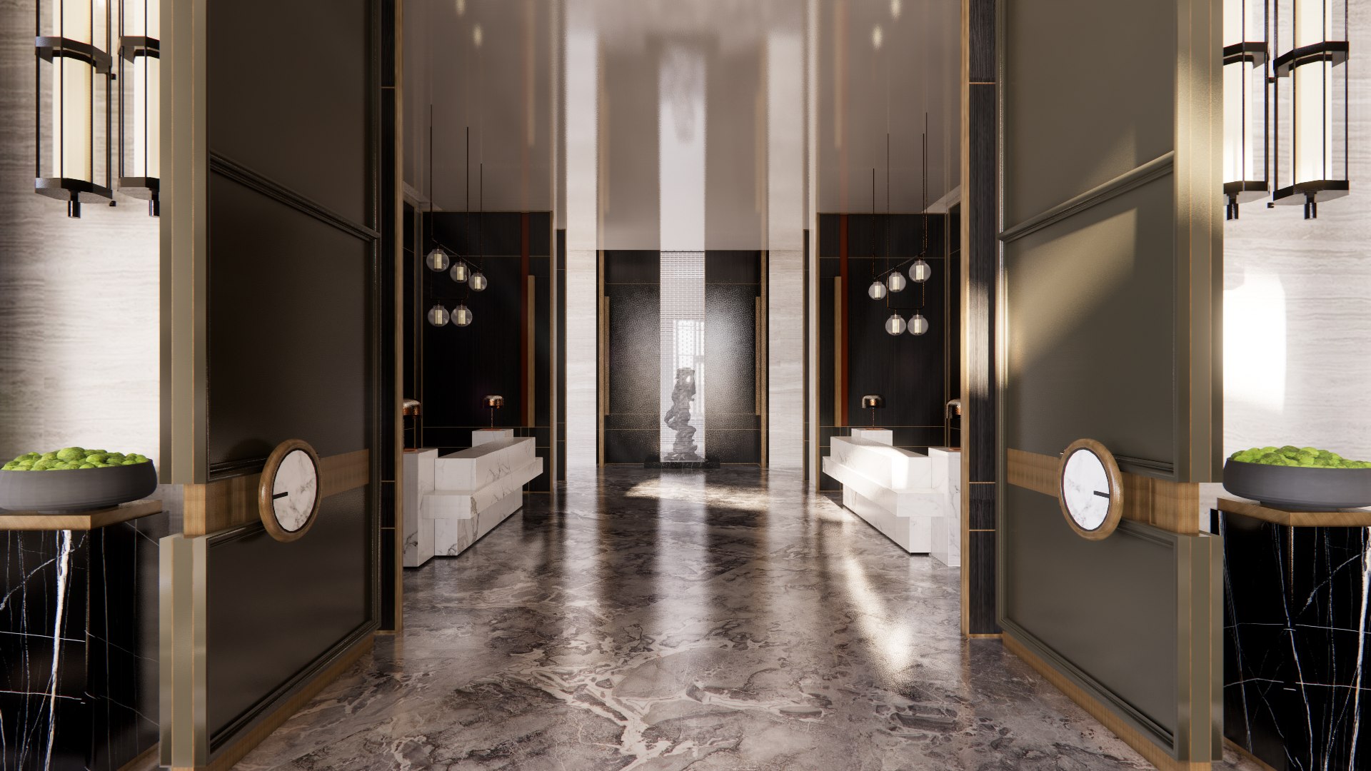 Hotel Lobby Interior-A13 3D Model - TurboSquid 2104500