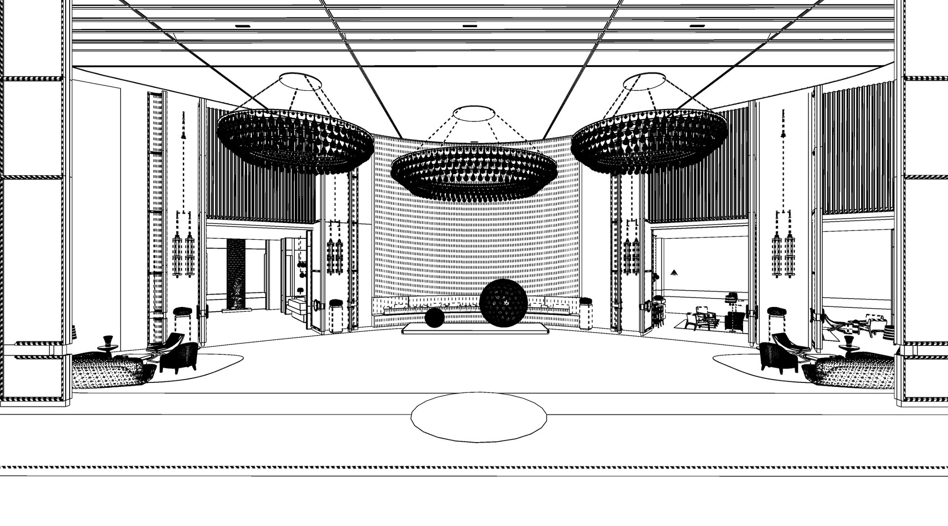 Hotel Lobby Interior-A13 3D Model - TurboSquid 2104500